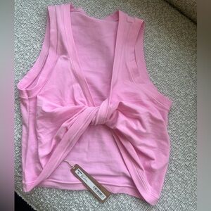 Skims Pink Sleeveless Top